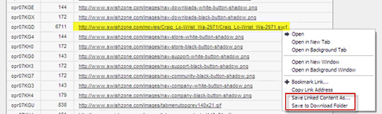 Download the Flash file using the browser Picture 7