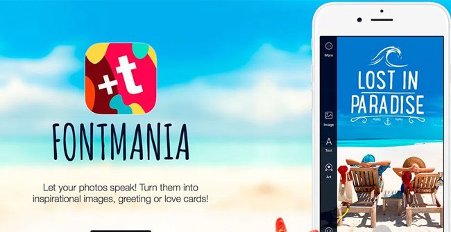 Download the Fontmania photo art app, which costs $ 4.99 for free Picture 1