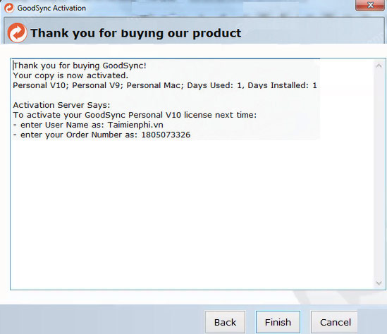 Download the free GoodSync 10 computer data backup tool for $ 29.95, which is free Picture 10