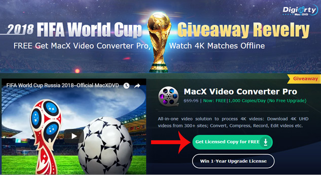 Download the MacX Video Converter Pro video conversion software for $ 59.95, which is free Picture 2