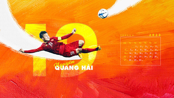 Download the Vietnamese football team computer calendar Picture 9