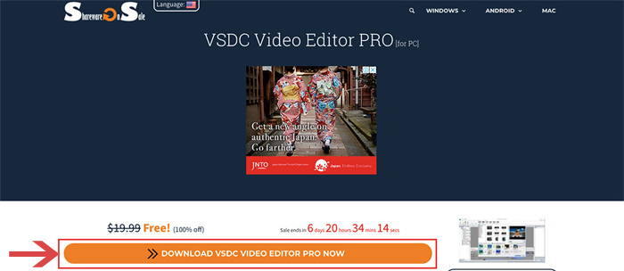 vsdc video editor pro coupon