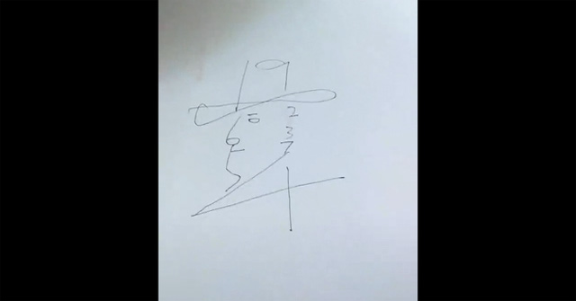 Draw The Guy Wearing A Cowboy Hat With Numbers From 1 10 Exciting Poles