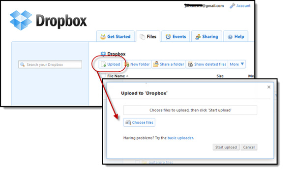 Dropbox and Box.net: Compare free versions Picture 5