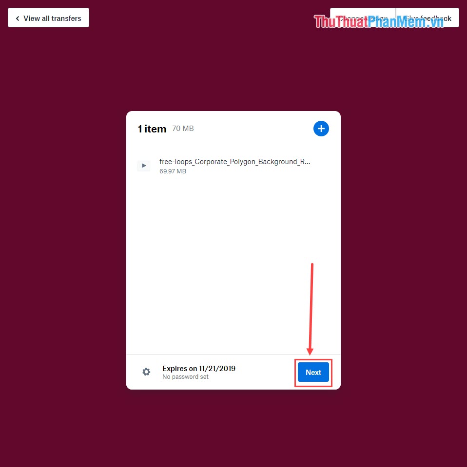 Dropbox Transfer - How to transfer large files very quickly across the network Picture 9