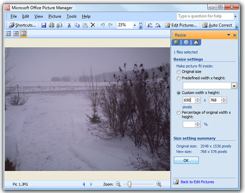 Easily edit image sizes in Vista and XP Picture 5