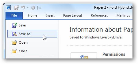Edit Office Web Apps documents with MS Office Picture 3