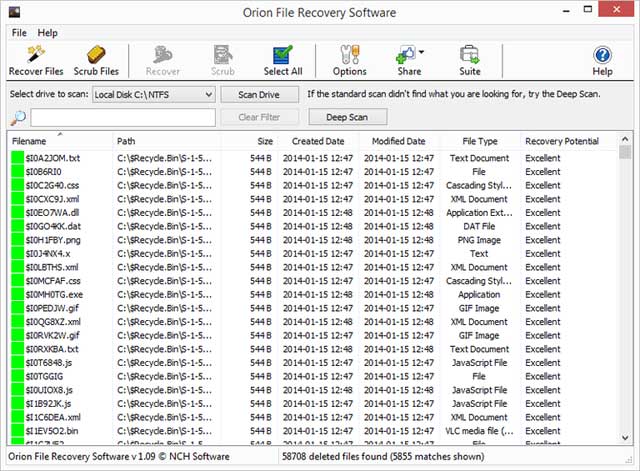Effective data recovery software on computers Picture 16