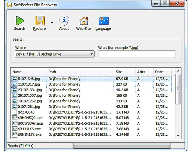 Effective data recovery software on computers Picture 5