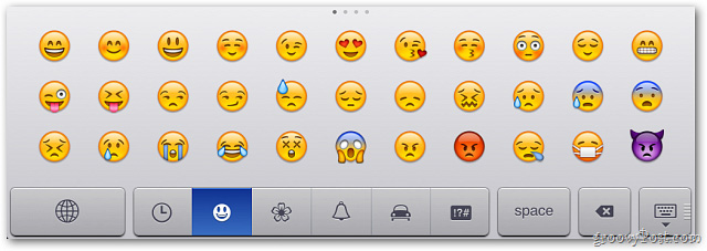 Enable and use Emoji Keyboard mode in iOS 5 Picture 8