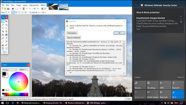 Enable ransomware Controlled Folder Access on Windows 10 Picture 10