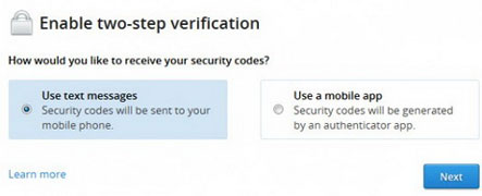Enable two-layer security with Dropbox account Picture 4