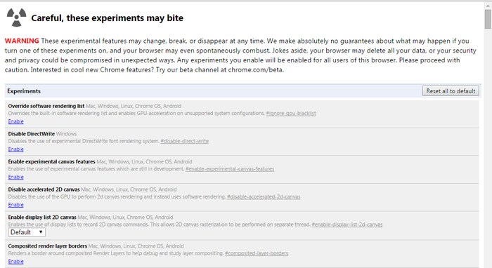 Enable Web browsing mode without Internet connection on Chrome Picture 3