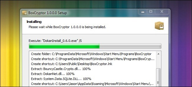 Encrypt Dropbox data storage partition with BoxCryptor Picture 3