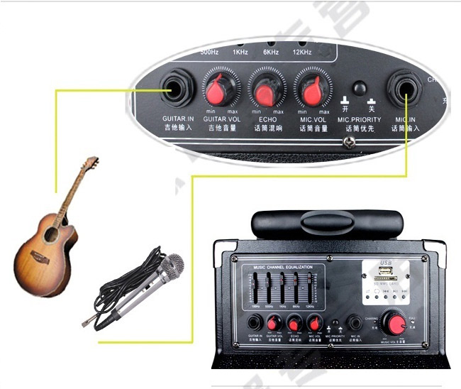 Enhance music style with Temeisheng Q8 mobile speaker Picture 2