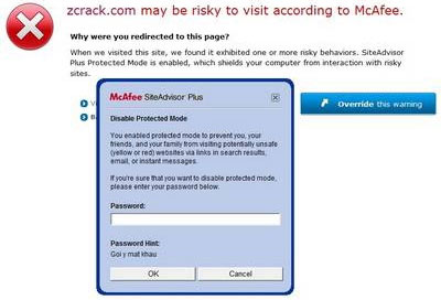Ensure safety when surfing with McAfee SiteAdvisor Picture 7