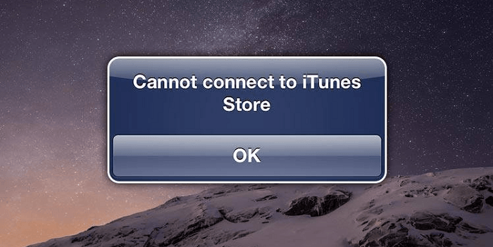 Error cannot connect to iTunes Store, this is a fix Picture 1