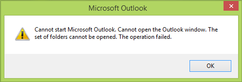 Error cannot open Outlook, this is a fix - TipsMake.com