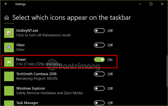 Error losing battery icon on Windows Taskbar 10/8/7 Picture 6