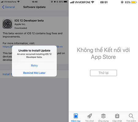 Errors after upgrading iOS 12 and how to fix it Picture 7
