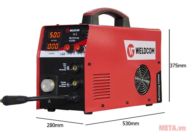 Evaluation of Multimag Weldcom V2000 gasless MIG welding machine Picture 1