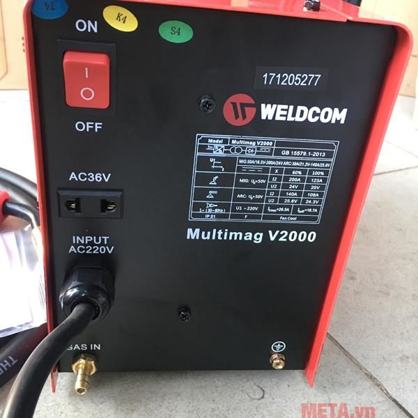 Evaluation of Multimag Weldcom V2000 gasless MIG welding machine Picture 3