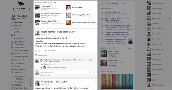 Everything about Facebook Workplace anyone should know Picture 4
