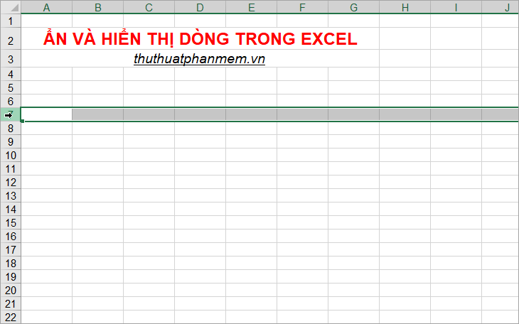 Изображение 2 Excel со скрытыми линиями - Как скрыть линии и отобразить скрытые линии в Excel