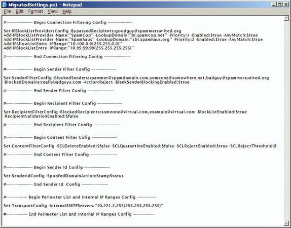 Exchange 2007 anti-spam function conversion tool Picture 8