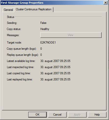 Exchange 2007 SP1: Manage CCR Cluster with the Exchange Management Console Picture 20