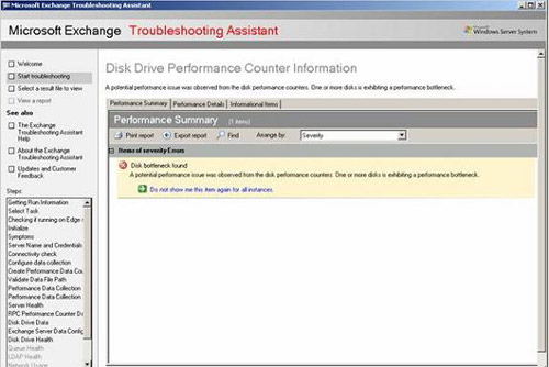 Exchange Troubleshooting Assistant Picture 10