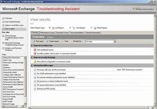 Exchange Troubleshooting Assistant Picture 11