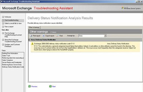 Exchange Troubleshooting Assistant Picture 15