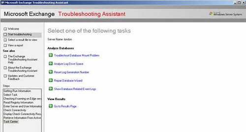 Exchange Troubleshooting Assistant Picture 16