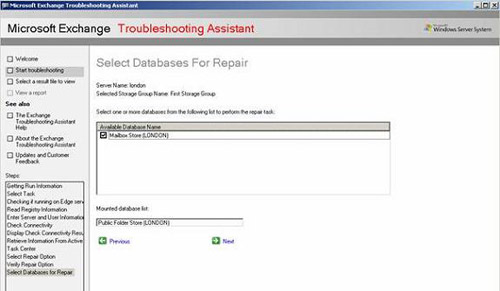 Exchange Troubleshooting Assistant Picture 17