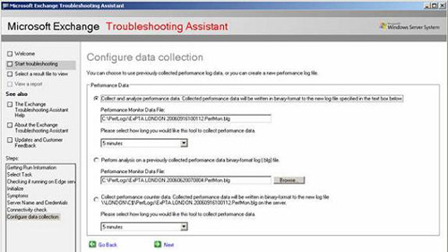 Exchange Troubleshooting Assistant Picture 7