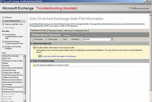 Exchange Troubleshooting Assistant Picture 9