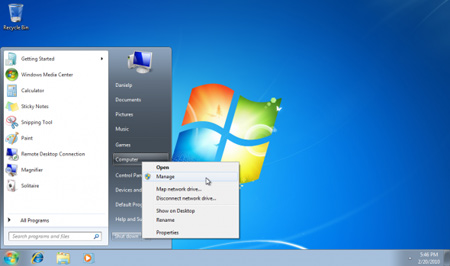 Expand the system partition in Windows 7 Picture 1