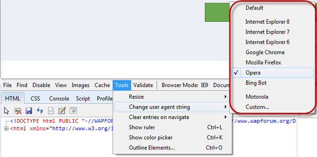 Experience mobile web browsing mode on your computer Picture 10