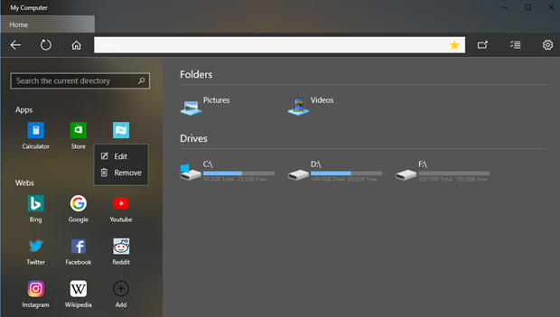 Experience My Computer, the perfect replacement application of File Explorer on Windows 10 Picture 8