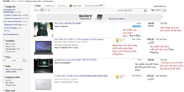 Experience ordering online shopping on Ebay Picture 3