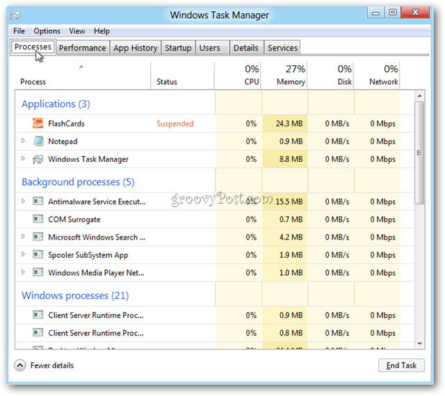 Experience the all-new Task Manager in Windows 8 Picture 7