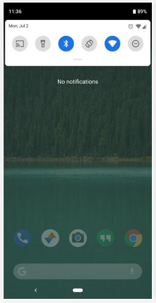 Experience the main Dark Mode mode on Android 9 Pie Picture 11