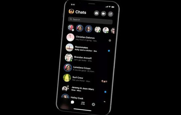 Experience the new user interface and the Dark mode of Facebook Messenger Picture 1