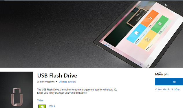 Experience USB Flash Drive, the data manager for USB on Windows 10 Picture 1