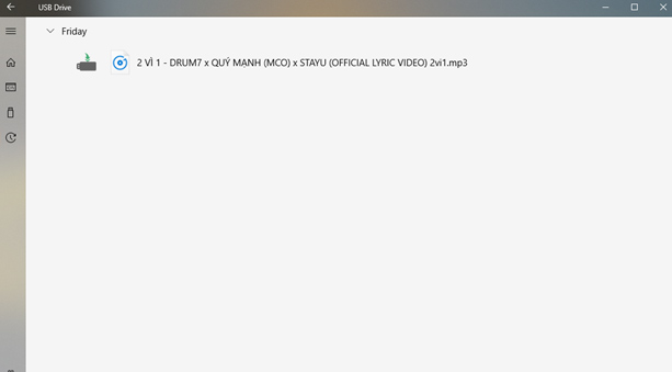 Experience USB Flash Drive, the data manager for USB on Windows 10 Picture 11
