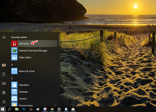 Experience USB Flash Drive, the data manager for USB on Windows 10 Picture 2