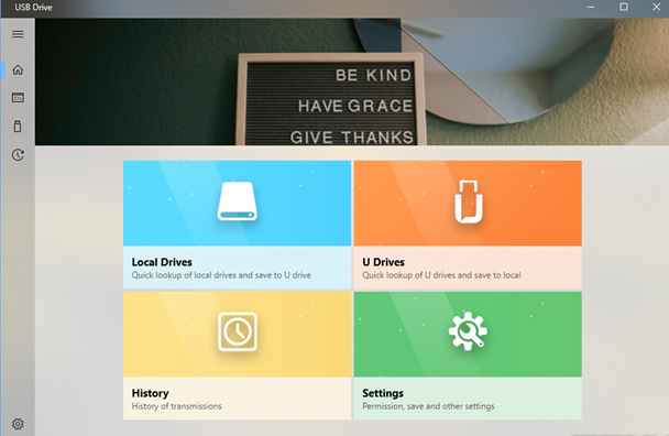 Experience USB Flash Drive, the data manager for USB on Windows 10 Picture 3