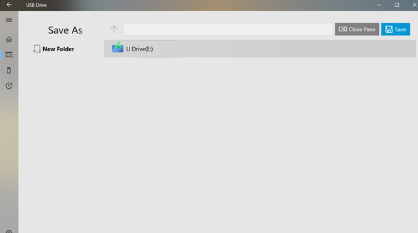 Experience USB Flash Drive, the data manager for USB on Windows 10 Picture 8