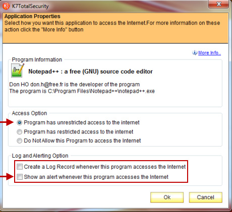 Experience with K7 application - Total Security 11.1 Picture 7